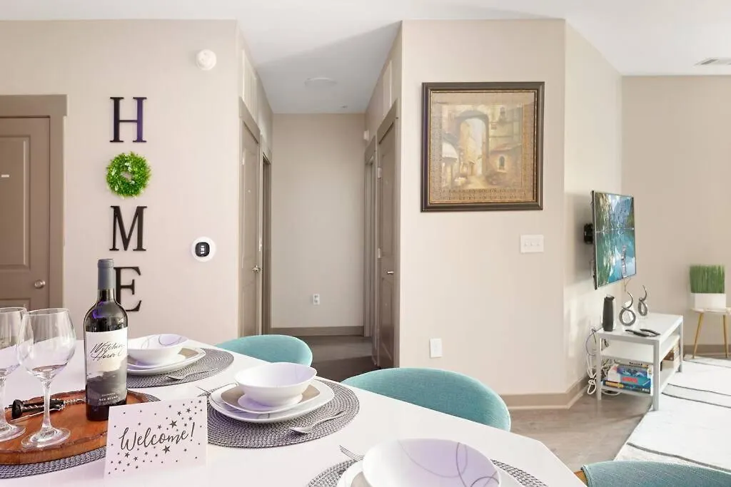 公寓 Dt Charm Apt With Pool,Gym,Wine,Wkspace, Free Parking 夏洛特